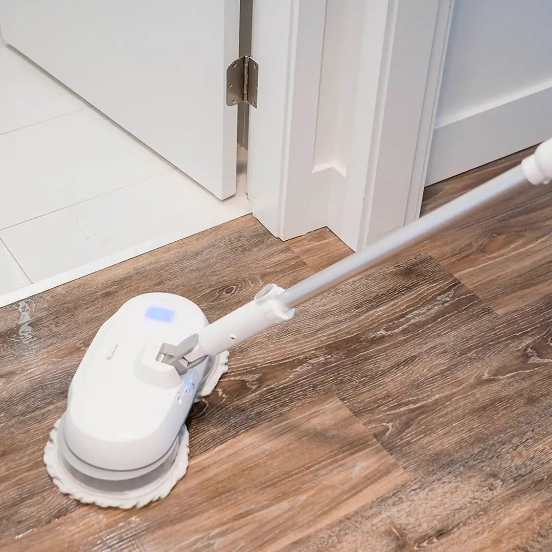Mop Elétrico Soluna + BRINDES: Módulos de Limpeza e Tanque Suporte