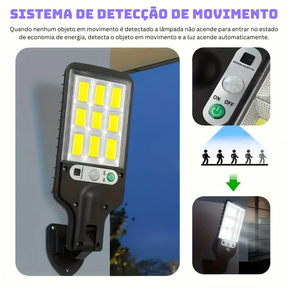 [Leve 3 Pague 2] Refletor Solar EcoLight Máxima Economia Até 70% de Energia + BRINDE: 1 Lanterna Multifuncional 5 em 1