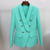 Blazer Feminino Curto Acinturado de Alfaiataria