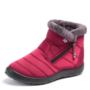 Bota Feminina Cano Curto Aveludada AB