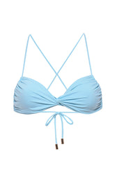Icey Twist Bandeau Bikini Top