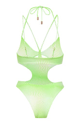 Maiô Clover Halter Neck