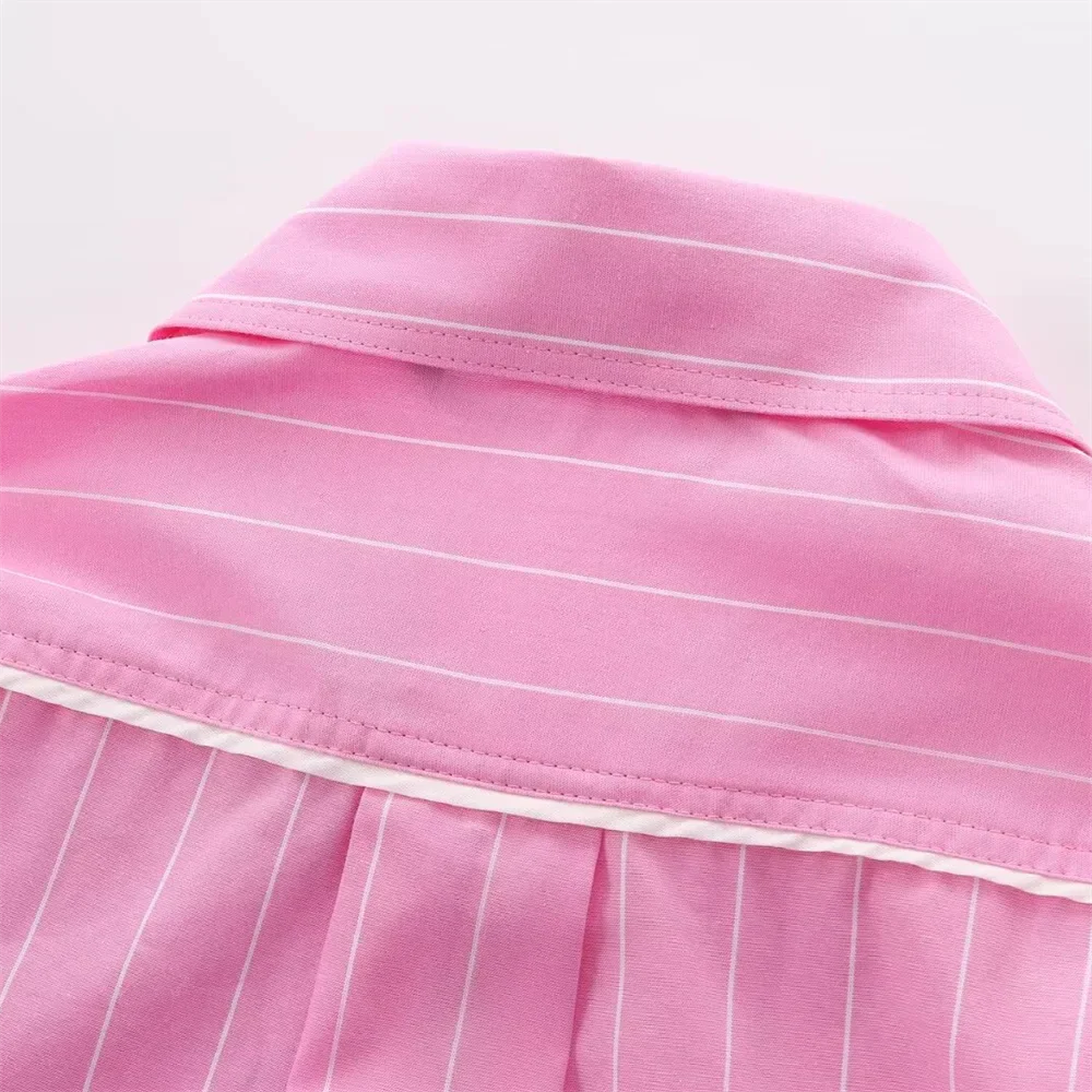 Conjunto Pink - Camisa Recortada e Calça com Cordão ajustavél - DermeBela