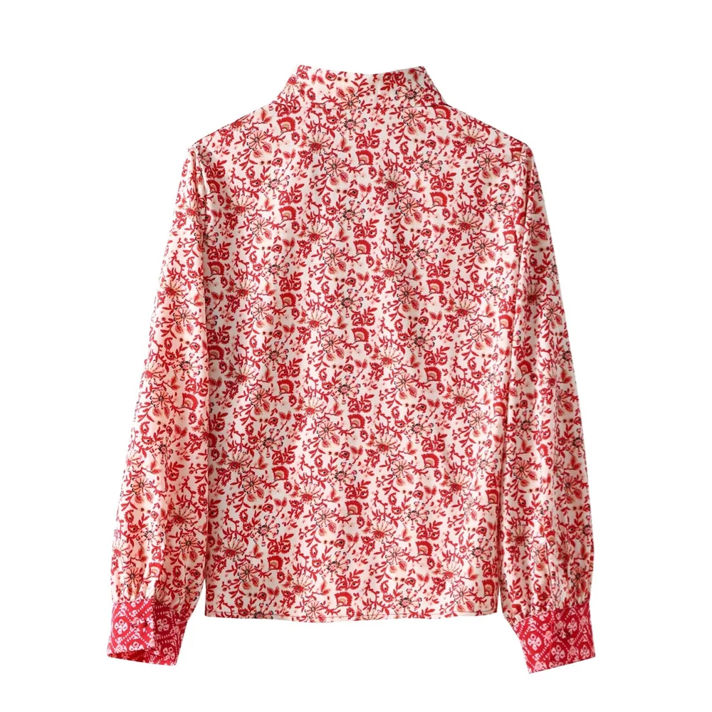 Conjunto Fashion Primavera - Saia de Cintura Alta e Camisa Estampada - DermeBela