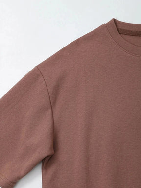 Conjunto Casual de Camisa Manga Curta e Calça de Cintura Elástica - DermeBela