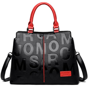 Bolsa Feminina Fashion Grande de Couro Sintético