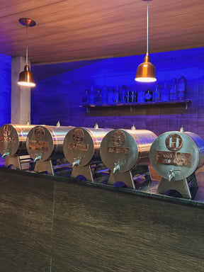 Barril de Cachaça e Destilados – Inox, Cobre | De 5L a 30L | Personalizável