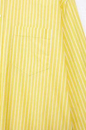 Conjunto Streetwear Amarelo - Blusa Listrada e Calça Solta - DermeBela